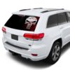 Punisher Skull Perforated for Jeep Grand Cherokee decal 2011 - Present