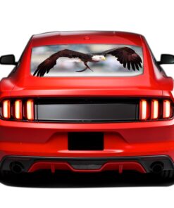 Eagle Perforated Sticker for Ford Mustang decal 2015 - Present