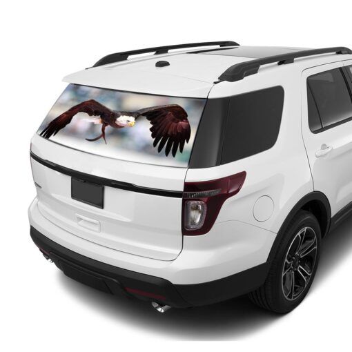 Eagle Rear Window Perforated For Ford Explorer Decal 2011 - Present