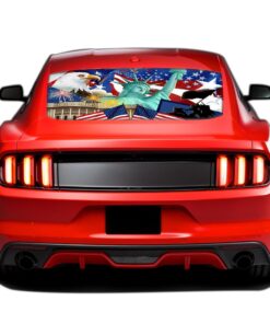 New York Perforated Sticker for Ford Mustang decal 2015 - Present