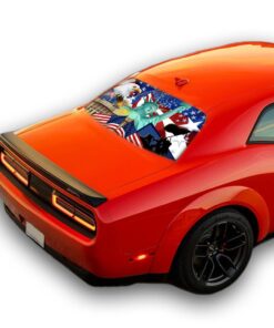 New York Perforated for Dodge Challenger decal 2008 - Present