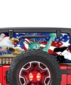 New York Perforated for Jeep Wrangler JL, JK decal 2007 - Present