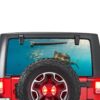 Fishing Perforated for Jeep Wrangler JL, JK decal 2007 - Present