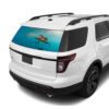 Fishing 1 Rear Window Perforated For Ford Explorer Decal 2011 - Present