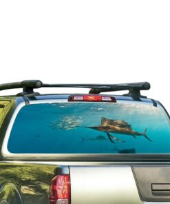 Fishing 4 Perforated for Nissan Frontier decal 2004 - Present