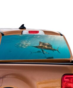 Fishing 1 Perforated for Ford Ranger decal 2010 - Present