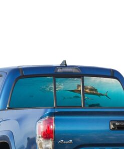 Fishing 3 Perforated for Toyota Tacoma decal 2009 - Present