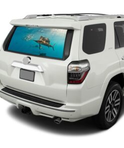 Fishing 2 Perforated for Toyota 4Runner decal 2009 - Present