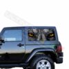 Rear Window Wolf Eyes Perforated for Jeep Wrangler JL, JK decal 2007 - Present