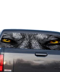 Wolf Eyes Perforated for GMC Sierra decal 2014 - Present