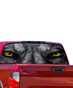 Wolf Eyes Perforated for Nissan Titan decal 2012 - Present