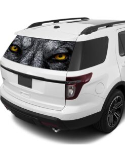 Wolf eyes Rear Window Perforated For Ford Explorer Decal 2011 - Present