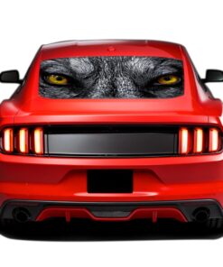 Wolf Eyes Perforated Sticker for Ford Mustang decal 2015 - Present
