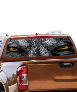 Wolf Eyes Rear Window Perforated for Nissan Navara decal 2012 - Present