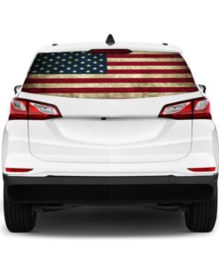 USA 1 flag Perforated for Chevrolet Equinox decal 2015 - Present