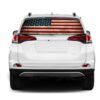 USA Flag Rear Window Perforated for Toyota RAV4 decal 2013 - Present