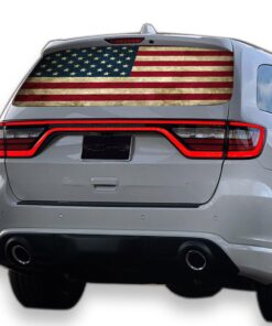 Flag USA Perforated for Dodge Durango decal 2012 - Present