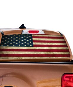 Flag USA Perforated for Ford Ranger decal 2010 - Present