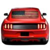 Flag USA Perforated Sticker for Ford Mustang decal 2015 - Present