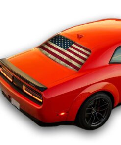 Flag USA Perforated for Dodge Challenger decal 2008 - Present