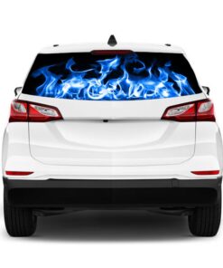 Blue Fire Perforated for Chevrolet Equinox decal 2015 - Present