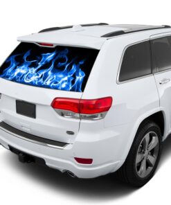 Blue Fire Perforated for Jeep Grand Cherokee decal 2011 - Present