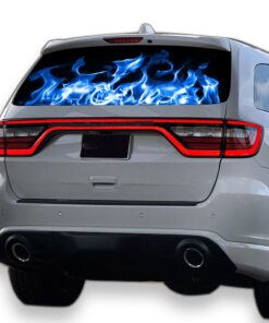 Blue Fire Perforated for Dodge Durango decal 2012 - Present