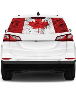 Canada Flag Perforated for Chevrolet Equinox decal 2015 - Present