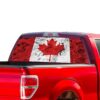 Canada Flag Perforated for Ford F150 Decal 2015 - Present