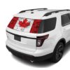 Canada Flag Rear Window Perforated For Ford Explorer Decal 2011 - Present