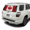 Canada Flag Perforated for Toyota 4Runner decal 2009 - Present