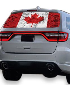 Canada Flag Perforated for Dodge Durango decal 2012 - Present
