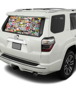 Bomb Skin Perforated for Toyota 4Runner decal 2009 - Present