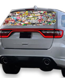 Bomb Skin Perforated for Dodge Durango decal 2012 - Present