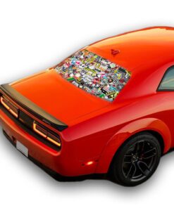 Bomb Skin Perforated for Dodge Challenger decal 2008 - Present