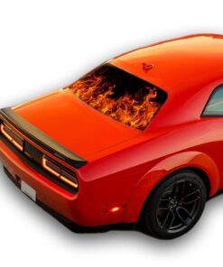 Fire Perforated for Dodge Challenger decal 2008 - Present