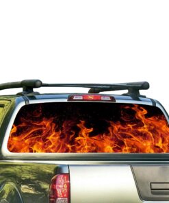 Flames Perforated for Nissan Frontier decal 2004 - Present