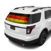Germany Flag Rear Window Perforated For Ford Explorer Decal 2011 - Present