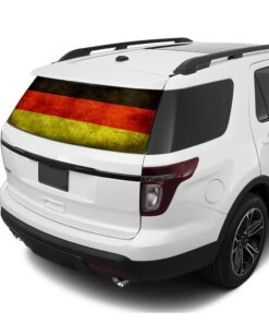 Germany Flag Rear Window Perforated For Ford Explorer Decal 2011 - Present