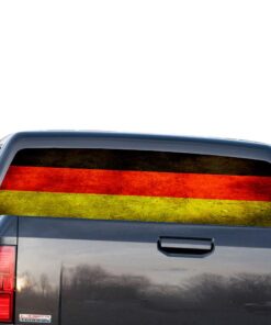 Germany Flag Perforated for GMC Sierra decal 2014 - Present