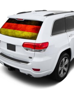 Germany Flag Perforated for Jeep Grand Cherokee decal 2011 - Present