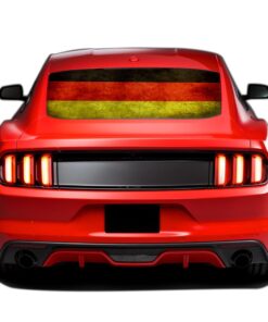 Germany Flag Perforated Sticker for Ford Mustang decal 2015 - Present