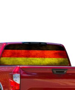 Germany Flag Perforated for Nissan Titan decal 2012 - Present