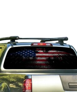 USA Eagle 3 Perforated for Nissan Frontier decal 2004 - Present