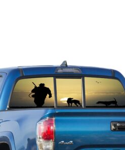 Hunting 4 Perforated for Toyota Tacoma decal 2009 - Present