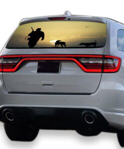 Hunting 1 Perforated for Dodge Durango decal 2012 - Present