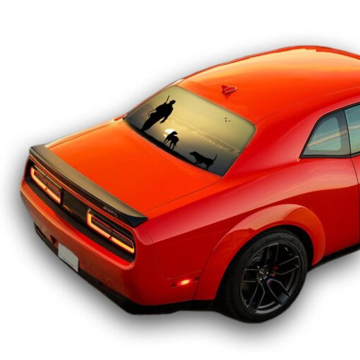 Hunting 3 Perforated for Dodge Challenger decal 2008 - Present