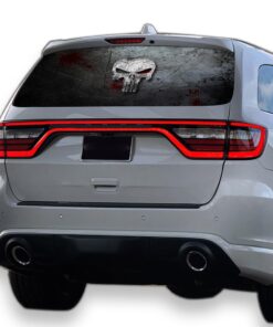 Punisher Perforated for Dodge Durango decal 2012 - Present