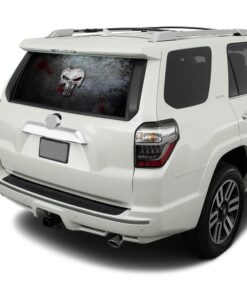 Punisher Perforated for Toyota 4Runner decal 2009 - Present