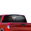 Punisher Skull Perforated for Nissan Titan decal 2012 - Present